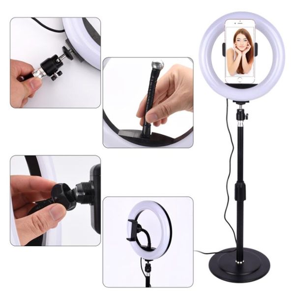 selfie ring light dimmable with phone holder for live streaming video pography md7 led panel lights
selfie ring light dimmable with phone holder for live streaming video pography md7 led panel lights