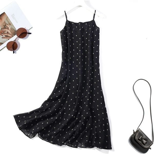 dress women's 100% mulberry silk crepe black bear print with lining chemise long summer beach dress jn606, Black;gray
dress women's 100% mulberry silk crepe black bear print with lining chemise long summer beach dress jn606, Black;gray
