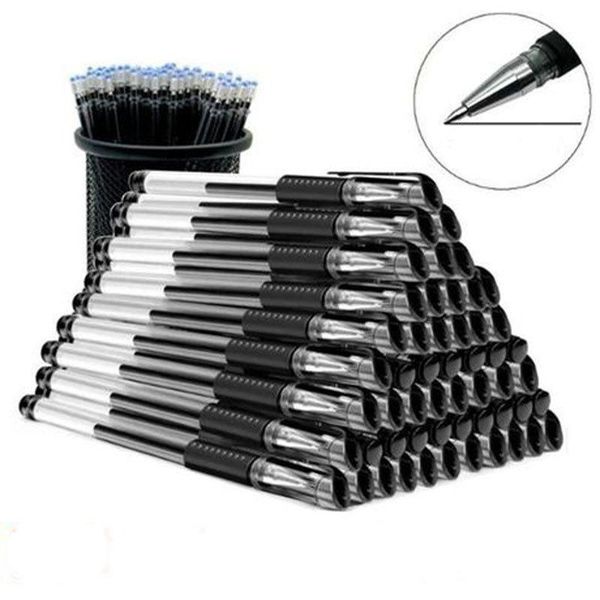 gel pens 53pcs pen set 0.5mm nib black red blue replacement refill office student writing stationery
gel pens 53pcs pen set 0.5mm nib black red blue replacement refill office student writing stationery