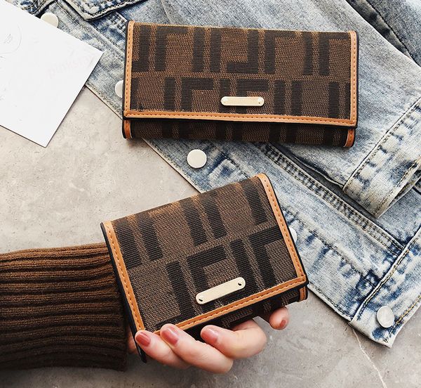 Designer luxury wallet new fashion lady portable, Red;black