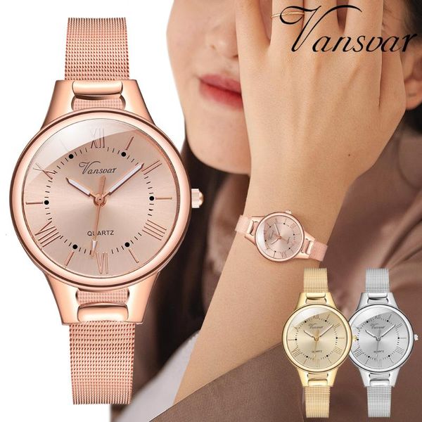 women rose gold mesh belt roma dial watch luxury ladies stainless steel quartz wrist watches relogio feminino wristwatches, Slivery;brown
women rose gold mesh belt roma dial watch luxury ladies stainless steel quartz wrist watches relogio feminino wristwatches, Slivery;brown