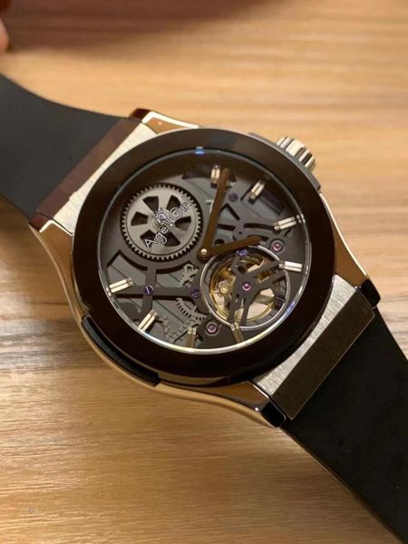 wristwatches men automatic mechanical stainless steel watches black rubber glass back watch skeleton tourbillion rose gold, Slivery;brown
wristwatches men automatic mechanical stainless steel watches black rubber glass back watch skeleton tourbillion rose gold, Slivery;brown