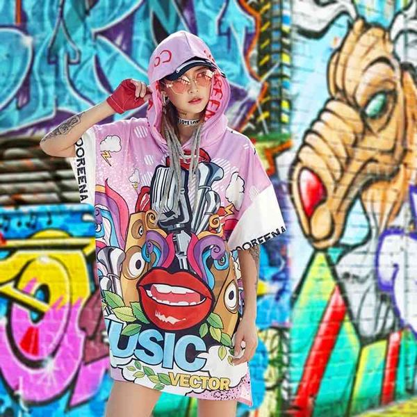 hoodies punk hooded sweater european and american short-sleeved t-shirt trend concert clothing one-piece dress summer plus size women, Black
hoodies punk hooded sweater european and american short-sleeved t-shirt trend concert clothing one-piece dress summer plus size women, Black