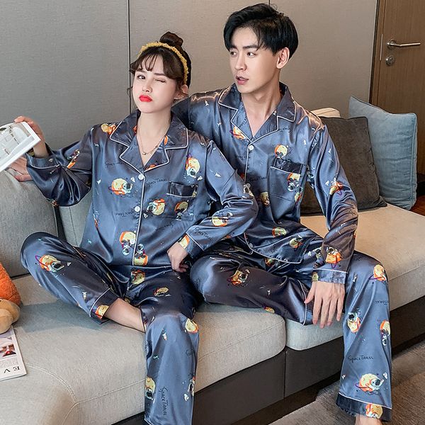 new luxury pajama set satin silk pajamas sets couple sleepwear family pijama lover night suit men & women casual home clothing, Black;red
new luxury pajama set satin silk pajamas sets couple sleepwear family pijama lover night suit men & women casual home clothing, Black;red