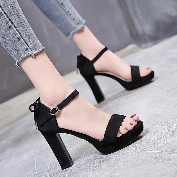 sandals 2021 summer 10cm high heels nightclub platform thick heel women shoes open toe, Black
sandals 2021 summer 10cm high heels nightclub platform thick heel women shoes open toe, Black