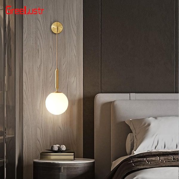 wall lamp indoor lighting nordic led light gold/black glass bedside for bedroom sconce atmosphere home fixtures
wall lamp indoor lighting nordic led light gold/black glass bedside for bedroom sconce atmosphere home fixtures