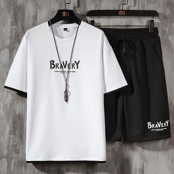 men's tracksuits fashion mens sets short sleeve t-shirt + shorts 2 pieces suit male summer sportswear casual sweatsuit track men clothi, Gray
men's tracksuits fashion mens sets short sleeve t-shirt + shorts 2 pieces suit male summer sportswear casual sweatsuit track men clothi, Gray