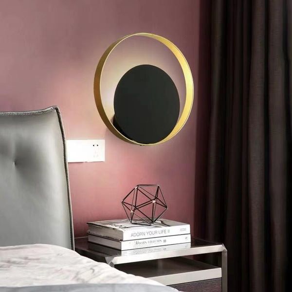 nordic creative personality wall lamp solar eclipse modern circular aisle living dining room bedroom el bedside light
nordic creative personality wall lamp solar eclipse modern circular aisle living dining room bedroom el bedside light