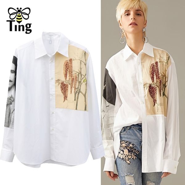printing white color boyfriend style loose long women blouses casual street fashion button up lady shirts moda plus 210513
printing white color boyfriend style loose long women blouses casual street fashion button up lady shirts moda plus 210513