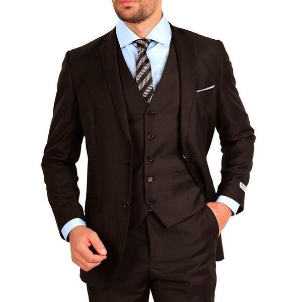 men's suits & blazers custom made style wedding brown notched lapel 3 pieces groom tuxedos groomsmen ( jacket+pants+vest), White;black
men's suits & blazers custom made style wedding brown notched lapel 3 pieces groom tuxedos groomsmen ( jacket+pants+vest), White;black