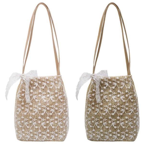 evening bags 2 pcs lace straw woven women's shoulder bag fashion bohemian handbag large capacity travel beach beige & khaki
evening bags 2 pcs lace straw woven women's shoulder bag fashion bohemian handbag large capacity travel beach beige & khaki