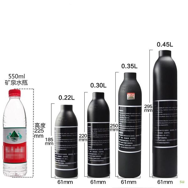 bearings pcp paintball airforce hpa cylinder air bottle 0.2l/0.3l/0.35l/0.45l tank 300bar 4500psi m18*1.5 thread 6061 aluminum alloy
bearings pcp paintball airforce hpa cylinder air bottle 0.2l/0.3l/0.35l/0.45l tank 300bar 4500psi m18*1.5 thread 6061 aluminum alloy