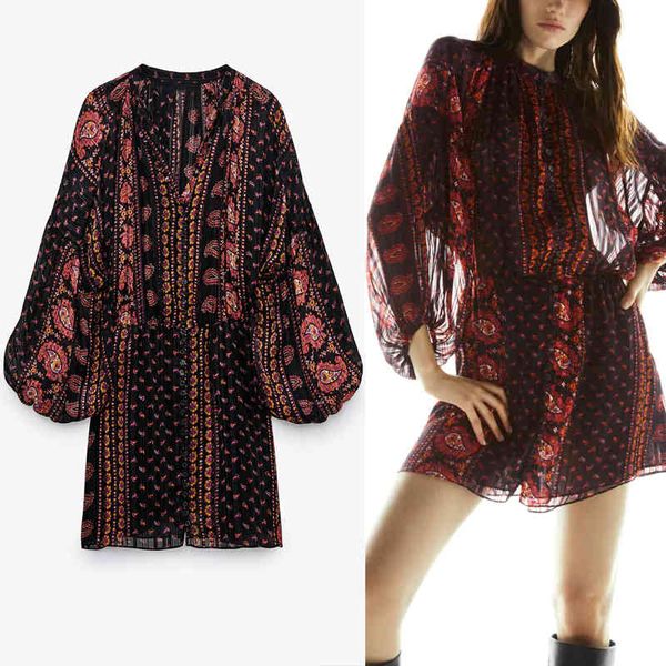 dresses vintage floral print chiffon mini women long sleeve elastic waist party es metallic thread vestidos, Black;gray
dresses vintage floral print chiffon mini women long sleeve elastic waist party es metallic thread vestidos, Black;gray