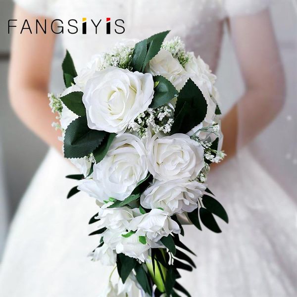 decorative flowers & wreaths customized wedding gift bride water drop hand bouquet european fresh white simulation rose
decorative flowers & wreaths customized wedding gift bride water drop hand bouquet european fresh white simulation rose