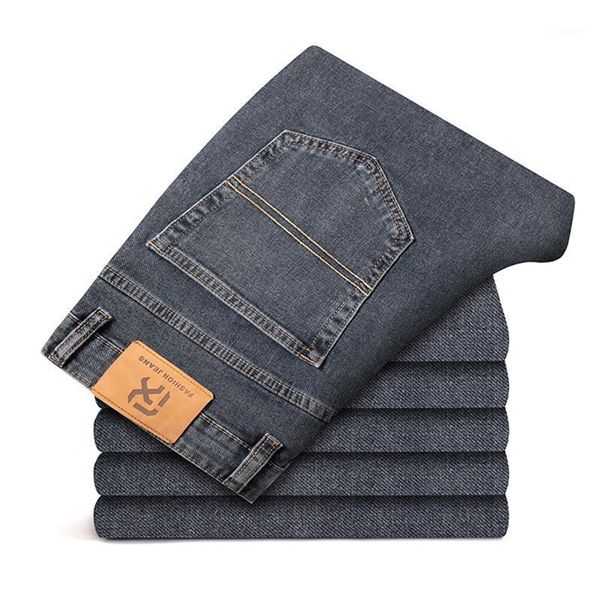 men's jeans regular fit plus size thick business fashion loose casual stretch straight denim trousers male brand pants 40 42 44, Blue
men's jeans regular fit plus size thick business fashion loose casual stretch straight denim trousers male brand pants 40 42 44, Blue