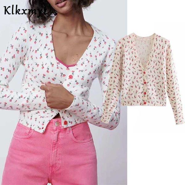klkxmyt za women fashion floral jacquard soft knitting cardigans sweater female chic long sleeve buttons casual short 210527, White
klkxmyt za women fashion floral jacquard soft knitting cardigans sweater female chic long sleeve buttons casual short 210527, White