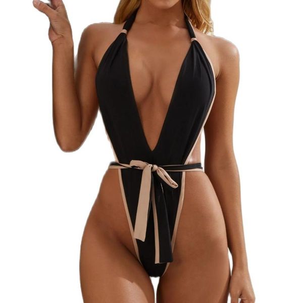 women's swimwear 2021 one piece swimsuit women solid color backless bathing suit push up bikini, White;black
women's swimwear 2021 one piece swimsuit women solid color backless bathing suit push up bikini, White;black