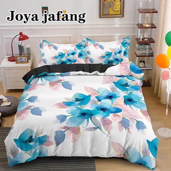 bedding sets set blue flower printed duvet cover with pillowcase king size 2021 fashion bedclothes
bedding sets set blue flower printed duvet cover with pillowcase king size 2021 fashion bedclothes