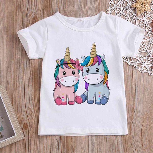 fashion cute kids clothes unicorn girls rainbow horse cartoon baby boy round neck childrens shirt, Blue
fashion cute kids clothes unicorn girls rainbow horse cartoon baby boy round neck childrens shirt, Blue