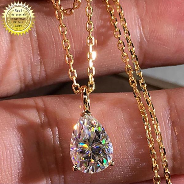 chains 14k yellow gold women pendants necklaces moissanite diamond 0.5 1 2 3 pear water drop wedding anniversary engagement party, Silver
chains 14k yellow gold women pendants necklaces moissanite diamond 0.5 1 2 3 pear water drop wedding anniversary engagement party, Silver