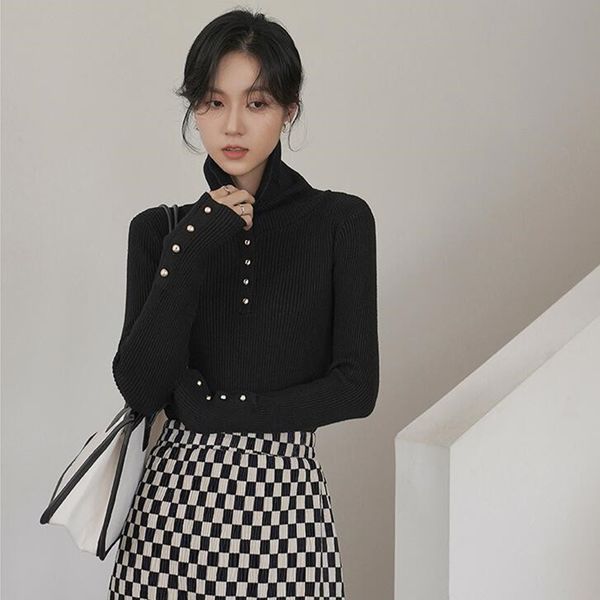 3 colors turtleneck sweater knits & tees women's knitted shirt simple high collar sweaters long sleeve slim style pullover 111902, White;black
3 colors turtleneck sweater knits & tees women's knitted shirt simple high collar sweaters long sleeve slim style pullover 111902, White;black