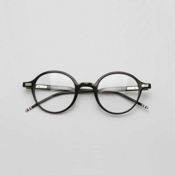no double ultra light round myopia spectacle frame male guo fucheng same glasses tb407, White;black
no double ultra light round myopia spectacle frame male guo fucheng same glasses tb407, White;black