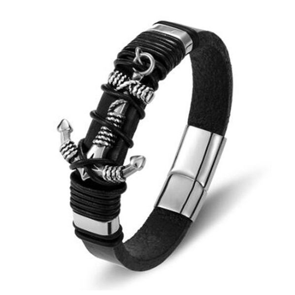 charm bracelets trendy classic navy anchor leather for men fashion casual party accessories, Golden;silver
charm bracelets trendy classic navy anchor leather for men fashion casual party accessories, Golden;silver
