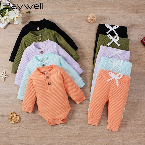 baywell newborn baby girls boys clothes ribbed solid long sleeve bodysuits + elastic pants spring autumn 2pcs solid outfits g1023, White
baywell newborn baby girls boys clothes ribbed solid long sleeve bodysuits + elastic pants spring autumn 2pcs solid outfits g1023, White