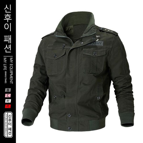 men's jackets spring autumn fashion clothes korean style slim solid color jacket male baseball collar casual multi pocket zipper, Black;brown
men's jackets spring autumn fashion clothes korean style slim solid color jacket male baseball collar casual multi pocket zipper, Black;brown