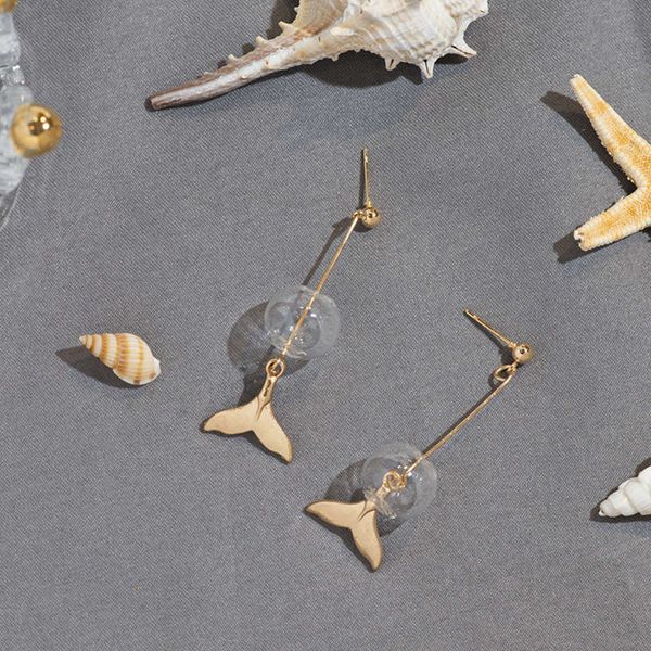 fashion glass ball fishtail earrings temperament girl fresh simple sweet
fashion glass ball fishtail earrings temperament girl fresh simple sweet