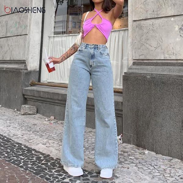 women's jeans pants mom y2k baggy straight leg high waist denim trousers fashion loose full length streetwear, Blue
women's jeans pants mom y2k baggy straight leg high waist denim trousers fashion loose full length streetwear, Blue