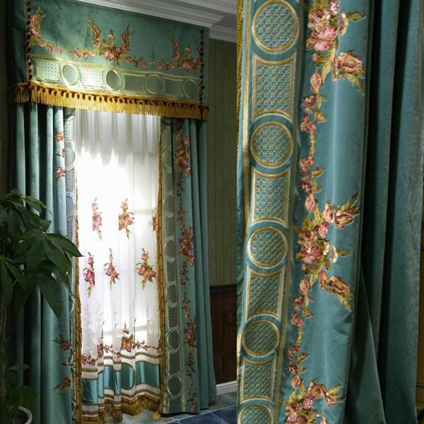 curtain & drapes european velvet embroidery chenille modern tulle window valance decorate curtains for living room bedroom
curtain & drapes european velvet embroidery chenille modern tulle window valance decorate curtains for living room bedroom