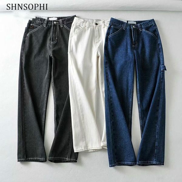 women's jeans shnsophi woman mom autumn wide leg cargo pants femme 2021 nouveau spijkerbroeken dames vintage clothes, Blue
women's jeans shnsophi woman mom autumn wide leg cargo pants femme 2021 nouveau spijkerbroeken dames vintage clothes, Blue