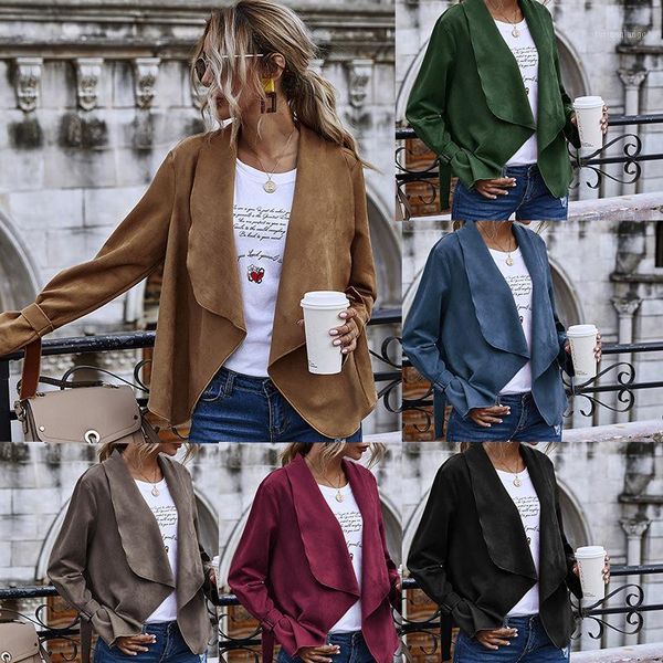 women's jackets 2021 women short casual coat autumn winter jacket three quarter sleeve loose high street office ladies, Black;brown
women's jackets 2021 women short casual coat autumn winter jacket three quarter sleeve loose high street office ladies, Black;brown