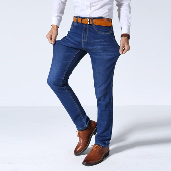 Men's Jeans Winter Classic Business Casual Stretch Slim Light Blue Black Trousers FYAT
Men's Jeans Winter Classic Business Casual Stretch Slim Light Blue Black Trousers FYAT