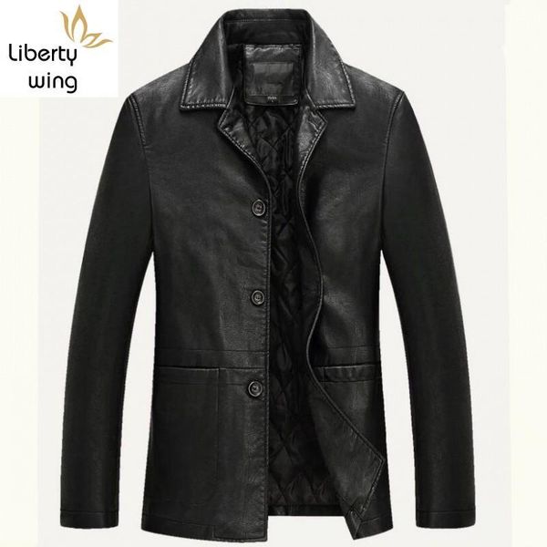 men's fur & faux smart casual mens long jackets single breasted thick padded loose plus size 4xl male pu leather coats windbreaker, Black
men's fur & faux smart casual mens long jackets single breasted thick padded loose plus size 4xl male pu leather coats windbreaker, Black
