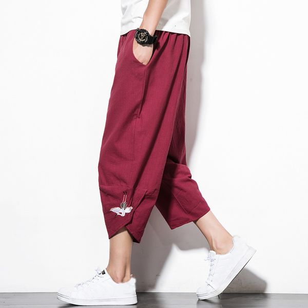 Men's Pants JEELINBORE Summer Fashion Haren Man's Casual China Style Male Embroidery Bloomers Loose Streetwear Pantalon Hombre U5EK, Black
Men's Pants JEELINBORE Summer Fashion Haren Man's Casual China Style Male Embroidery Bloomers Loose Streetwear Pantalon Hombre U5EK, Black