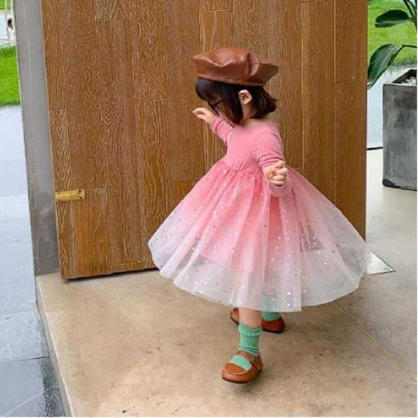 little girls basic tulle dress 4yrs toddler birthday children princess ins boutique long sleeve sequin clothing 210529, Red;yellow
little girls basic tulle dress 4yrs toddler birthday children princess ins boutique long sleeve sequin clothing 210529, Red;yellow