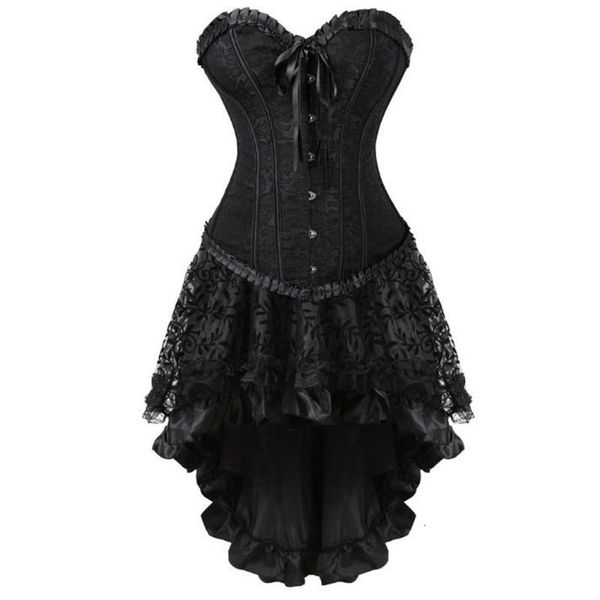 casual dresses steampunk corset dress 2 piece set costume cosplay gothic punk girdle high low pirate lace vintage victorian party club r69v, Black;gray
casual dresses steampunk corset dress 2 piece set costume cosplay gothic punk girdle high low pirate lace vintage victorian party club r69v, Black;gray