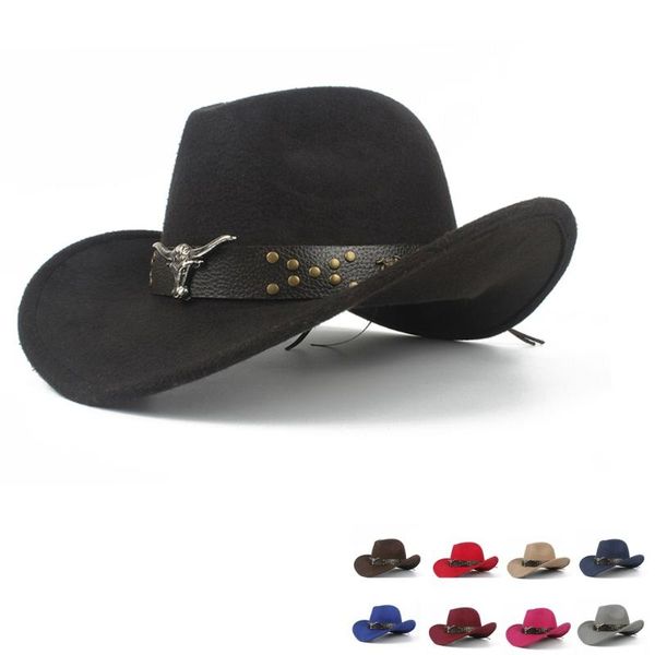 cloches steampunk women men wool hollow western cowboy hat gentleman outblack sombrero hombre jazz cap size 56-58, Blue;gray
cloches steampunk women men wool hollow western cowboy hat gentleman outblack sombrero hombre jazz cap size 56-58, Blue;gray