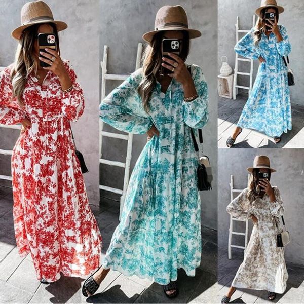 casual dresses loose dress for plus size v neck robe boho femme summer women long cotton linen polyester print, Black;gray
casual dresses loose dress for plus size v neck robe boho femme summer women long cotton linen polyester print, Black;gray