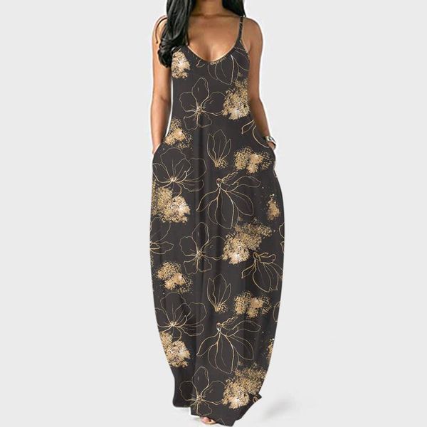 casual dresses 64# summer beach boho dress flower print with pocket women spaghetti sleeveless maxi plus size pullover long, Black;gray
casual dresses 64# summer beach boho dress flower print with pocket women spaghetti sleeveless maxi plus size pullover long, Black;gray