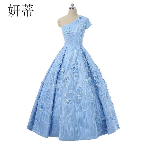 party dresses elegant light blue beading lace a line evening dress 2021 one shoulder applique sequined flowers prom, White;black
party dresses elegant light blue beading lace a line evening dress 2021 one shoulder applique sequined flowers prom, White;black