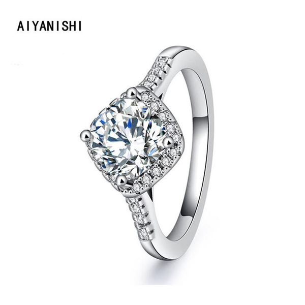 cluster rings aiyanishi 925 sterling silver wedding ring cushion finger twisted for women engagement jewelry, Golden;silver
cluster rings aiyanishi 925 sterling silver wedding ring cushion finger twisted for women engagement jewelry, Golden;silver
