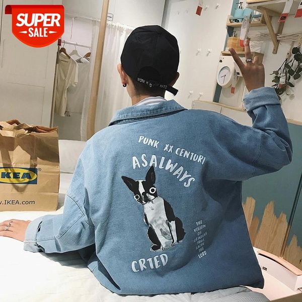 2018 men casual cartoon print slim in blue denim bomber jacket coats brand outerwear fashion cowboy clothing s-2xl #js57, White;black
2018 men casual cartoon print slim in blue denim bomber jacket coats brand outerwear fashion cowboy clothing s-2xl #js57, White;black