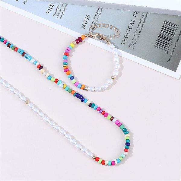 chokers bohemian pearl necklace bracelet fashion sweet color beads cute summer y2k collar clavicle for teen girls, Golden;silver
chokers bohemian pearl necklace bracelet fashion sweet color beads cute summer y2k collar clavicle for teen girls, Golden;silver