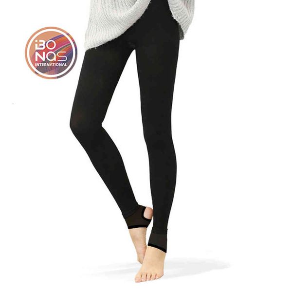 leggings autumn winter jumpsuit all-in-one bottomed socks with plush thickened bare legs beautiful for warmth, Black
leggings autumn winter jumpsuit all-in-one bottomed socks with plush thickened bare legs beautiful for warmth, Black
