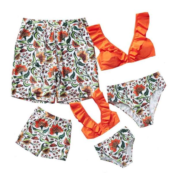 family matching swimwear suit mother daughter bikini swimsuits look father son swimming bath shorts mommy dad and me clothes 210417, Blue
family matching swimwear suit mother daughter bikini swimsuits look father son swimming bath shorts mommy dad and me clothes 210417, Blue