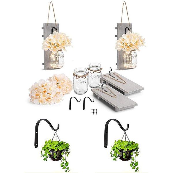 hooks & rails 4pcs/lot metal hanging plant bracket flower basket decorative hook for pot bird feeder lantern ornament
hooks & rails 4pcs/lot metal hanging plant bracket flower basket decorative hook for pot bird feeder lantern ornament