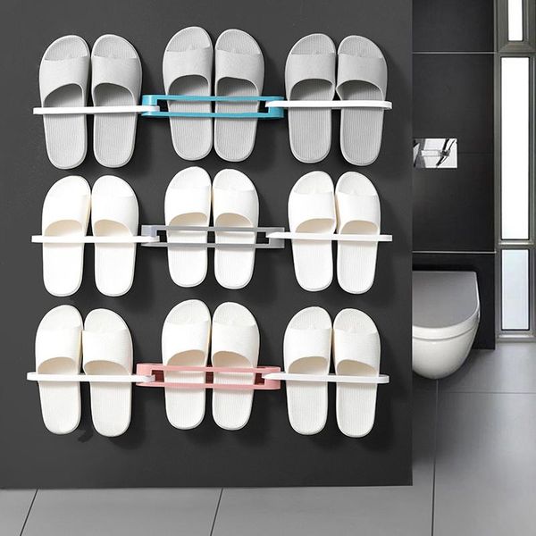 one change three slippers towel rack punching folding shoe bathroom storage home ei001 clothing & wardrobe
one change three slippers towel rack punching folding shoe bathroom storage home ei001 clothing & wardrobe